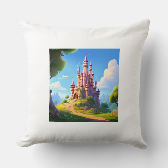 Coussin blanc confort doux (Recto)