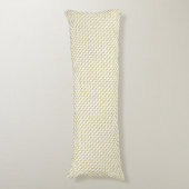Coussin blanc de corps de Chevron de parties (Devant (Vertical))