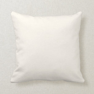 Coussin Blanc floral