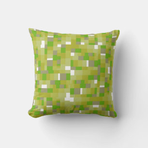 Coussin Blanc vert