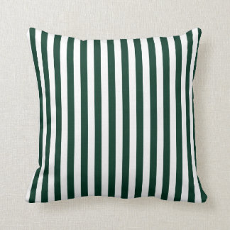 Coussin Blancs et vert foncé