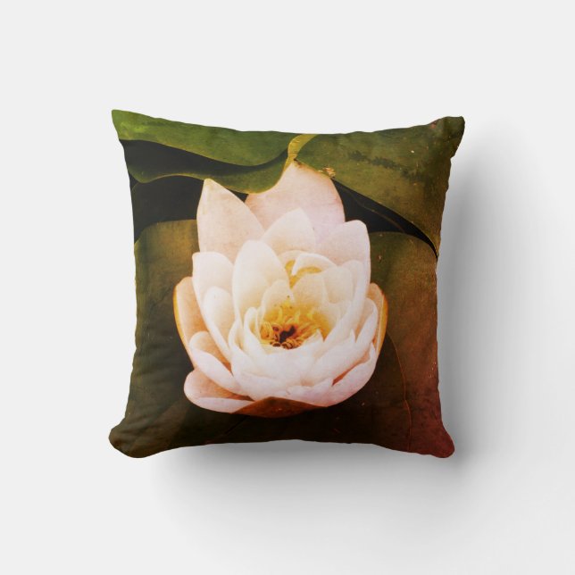 Coussin Blancs lotus (Recto)