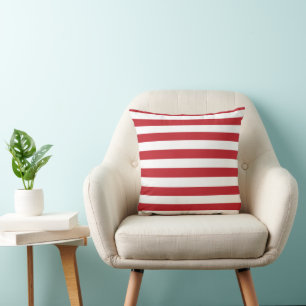 Coussin Blancs rouges