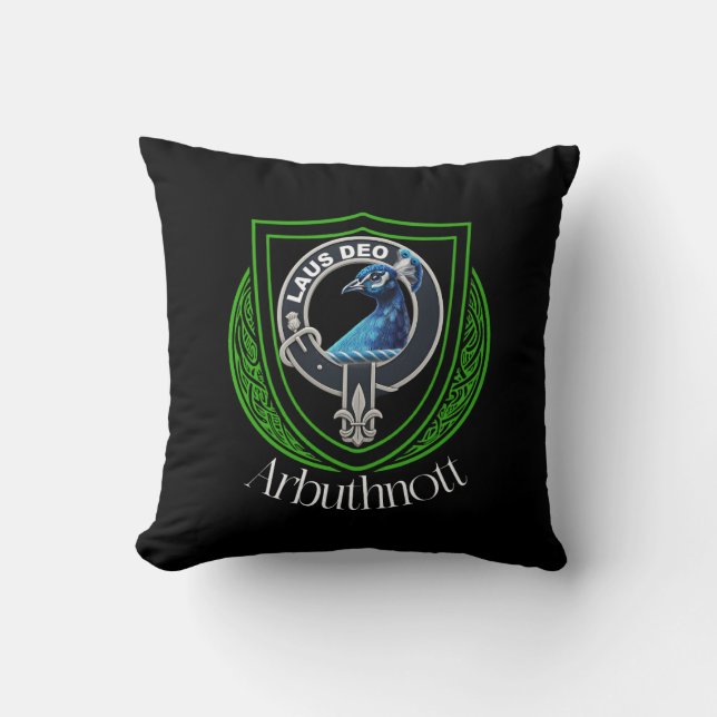 Coussin Blason de Clan Écossais Arbuthnott (Recto)