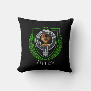 Coussin Blason de clan écossais Byres