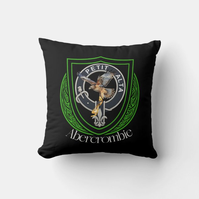 Coussin Blason du clan écossais Abercrombie (Recto)
