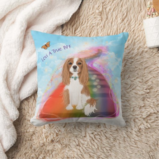 Coussin Blenheim Cavalier Perte d'animal de compagnie cade (Couverture)