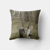 Coussin Bless Nest Cotton Wreath Photo Mariage Keepsaké (Verso)