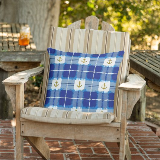 Coussin bleu (Chaise)