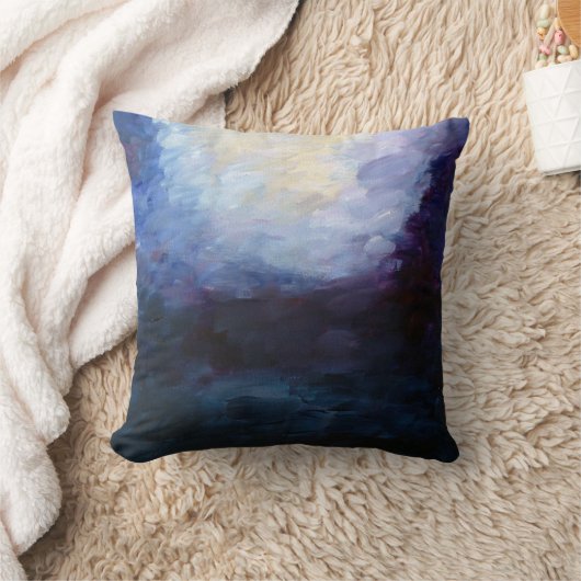 Coussin bleu Abstrait (Couverture)
