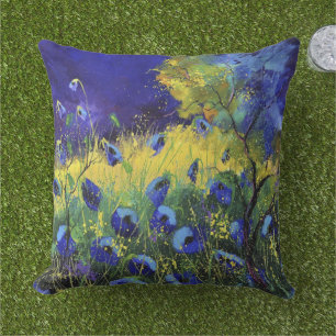 Coussin Bleu automne, Art