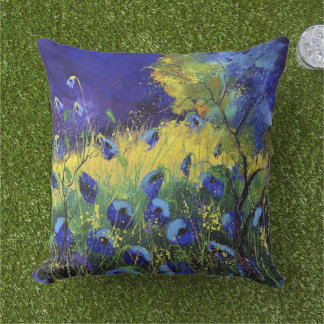 Coussin Bleu automne, Art