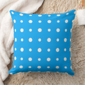 Coussin Bleu avec points blancs (Couverture)