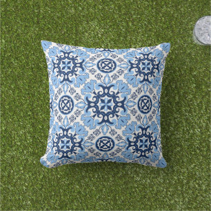 Coussin 💙 bleu azulejos