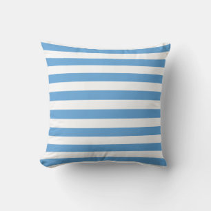 Coussin Bleu Blanc Et Bleu Clair