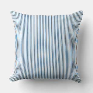 Coussin Bleu Bouton