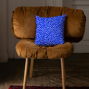 Coussin Bleu brillant