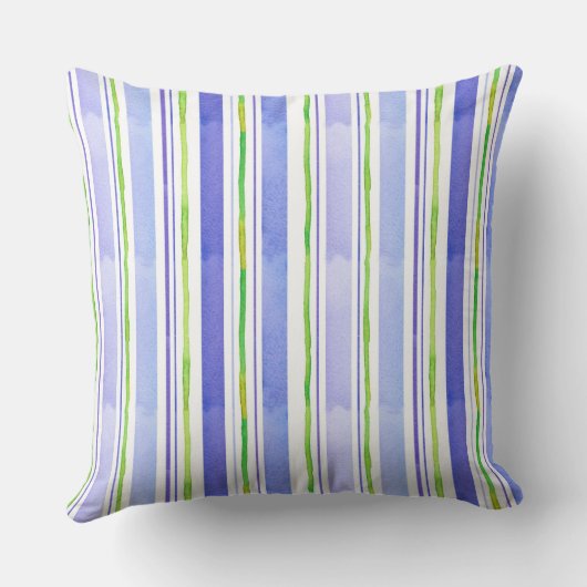 Coussin Bleu citron vert de la bordure (Verso)