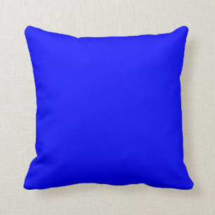 Coussin Bleu clair Électrique Bleu Non Bleu Couleur Bleu 