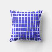 COUSSIN BLEU CLASSIQUE ET CARREAUX BLANCS (Verso)