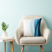 Coussin Bleu - Cool, Calme & Contemporain (Chaise)