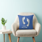 Coussin bleu de bébé (Chaise)