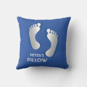 Coussin bleu de bébé (Verso)