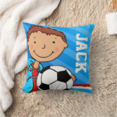 Coussin bleu de coussin de garçons d'enfants du (Couverture)