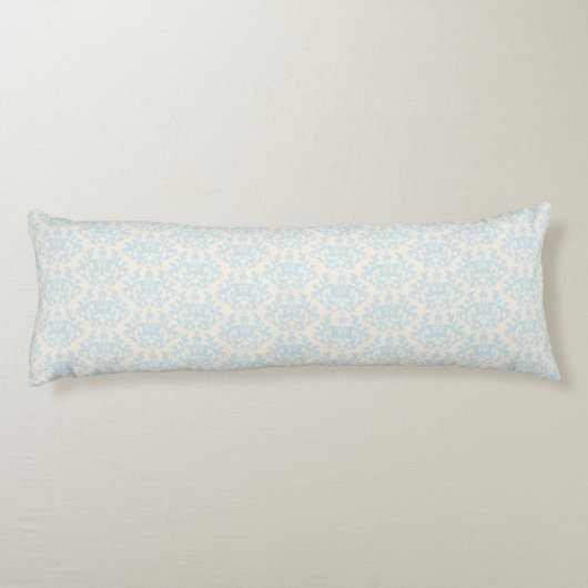 Coussin bleu de crème de coeur de pattes de (Dos)