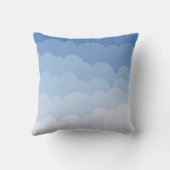 Coussin bleu de panda de sommeil (Verso)