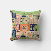 Coussin Bleu de Pâques style courbé (Recto)