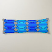 coussin bleu de rideau (Dos)