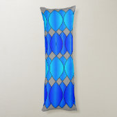 coussin bleu de rideau (Dos (Vertical))