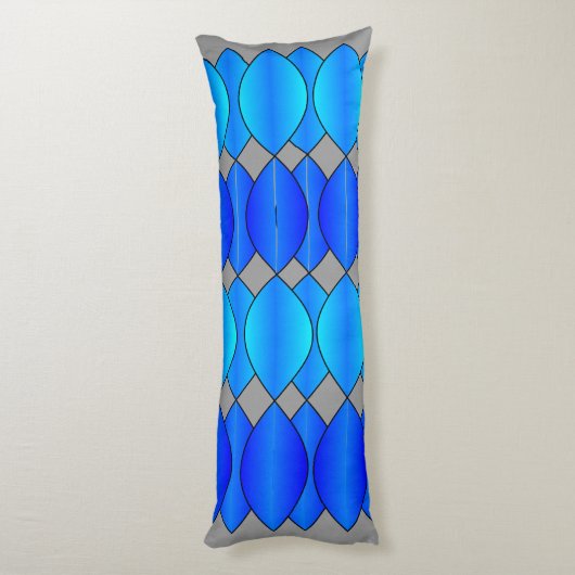 coussin bleu de rideau (Dos (Vertical))