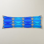 coussin bleu de rideau (Devant)