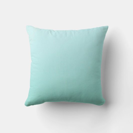 coussin bleu d'eau claire (Verso)