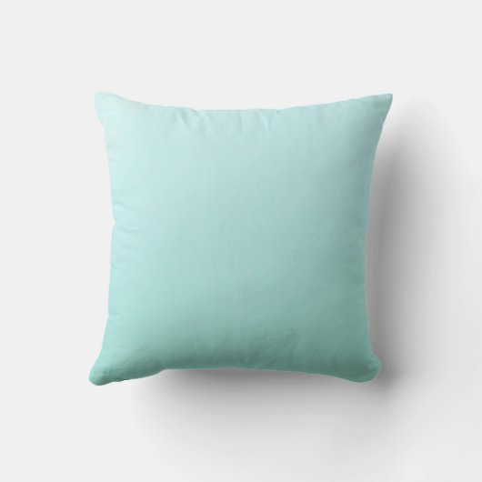 coussin bleu d'eau claire (Verso)