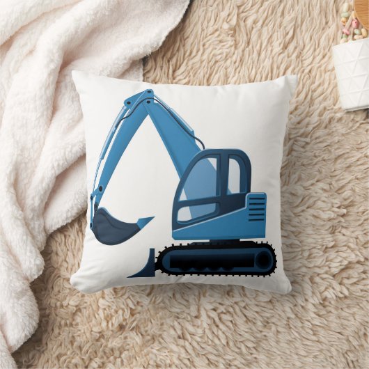 Coussin bleu d'excavatrice (Couverture)