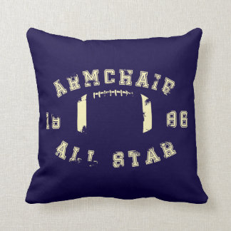 Coussin Bleu du football d'All Star de fauteuil