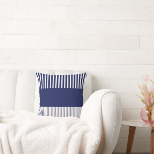 Coussin Bleu et blanc