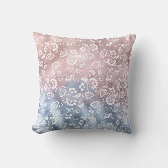 Coussin Bleu et Bleu (Recto)