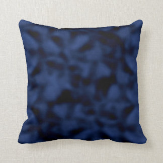 Coussin Bleu et noir chinés