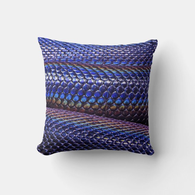 Coussin Bleu et pourpre (Recto)