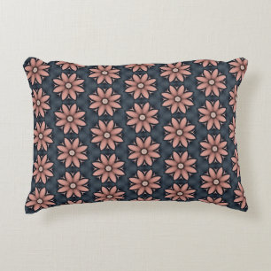 Coussin bleu et rose de la marine florale
