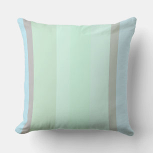 Coussin Bleu et vert Abstrait