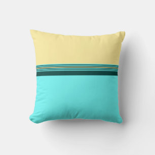 Coussin Bleu jaune foncé