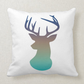 Coussin Bleu moderne principal de marine et d'Aqua d'Ombre