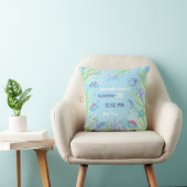 Coussin Bleu mou sous la mer Baby Boy Nursery (Chaise)