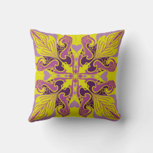 Coussin bleu naturel