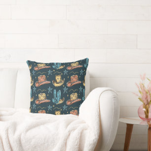 Coussin Bleu occidental